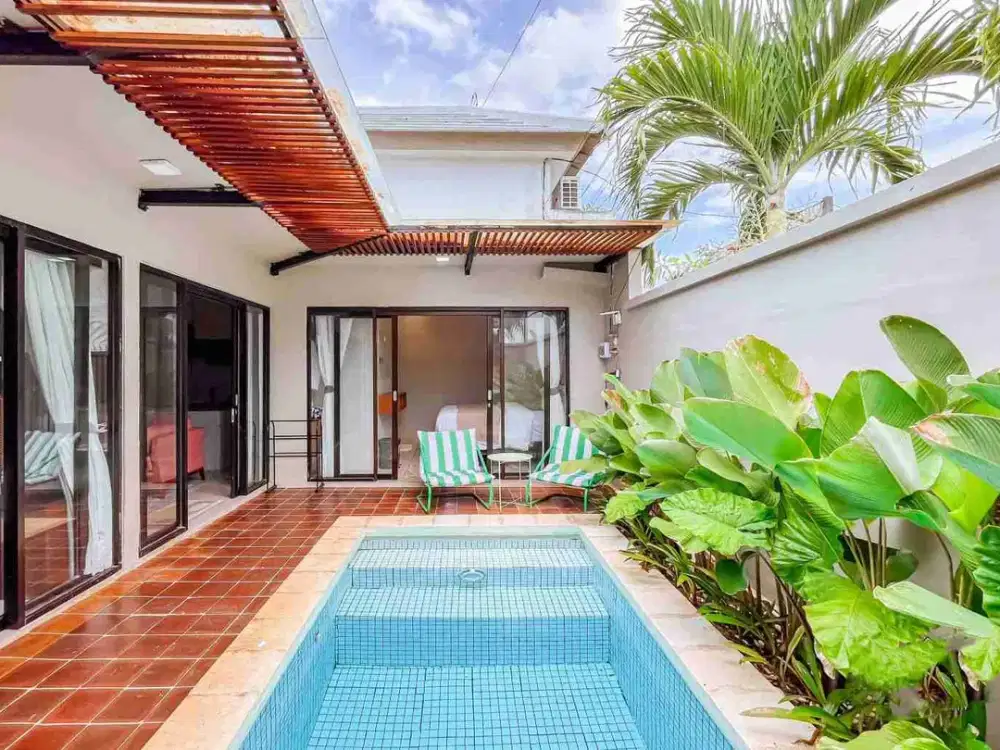 new brand villa for sale 2 bedroom  fully furnished Kawasan Melasti beach Ungasan