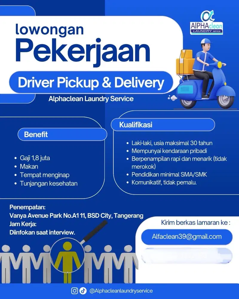 Lowongan pickup delivery