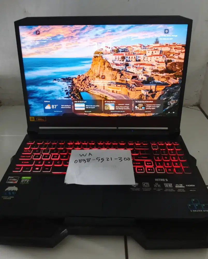 Acer nitro 5 ryzen 7 rtx3060 24gb ram
