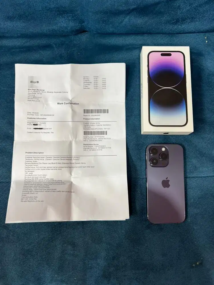 iphone 14 pro 256 purple ibox