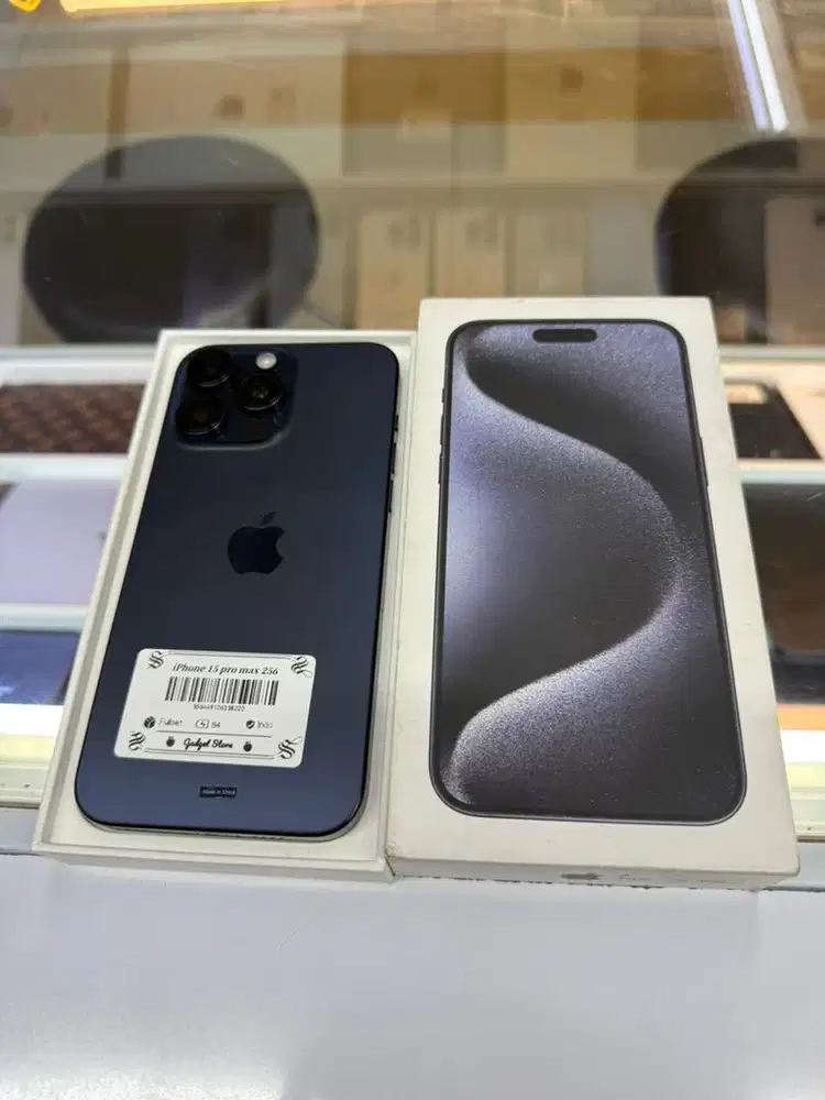 Iphone 15 promax 256gb black iBox fulset