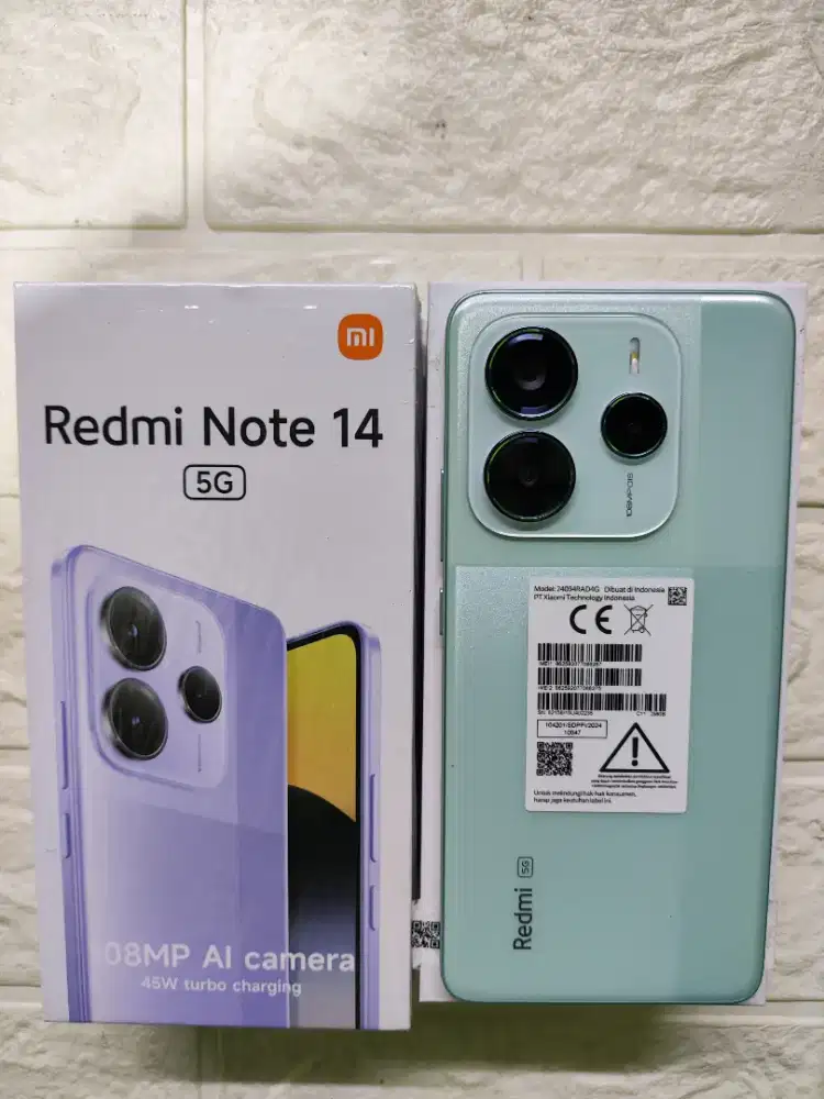 REDMI NOTE 14 5G RAM 8/256GB FULSET ORI LIKE NEW