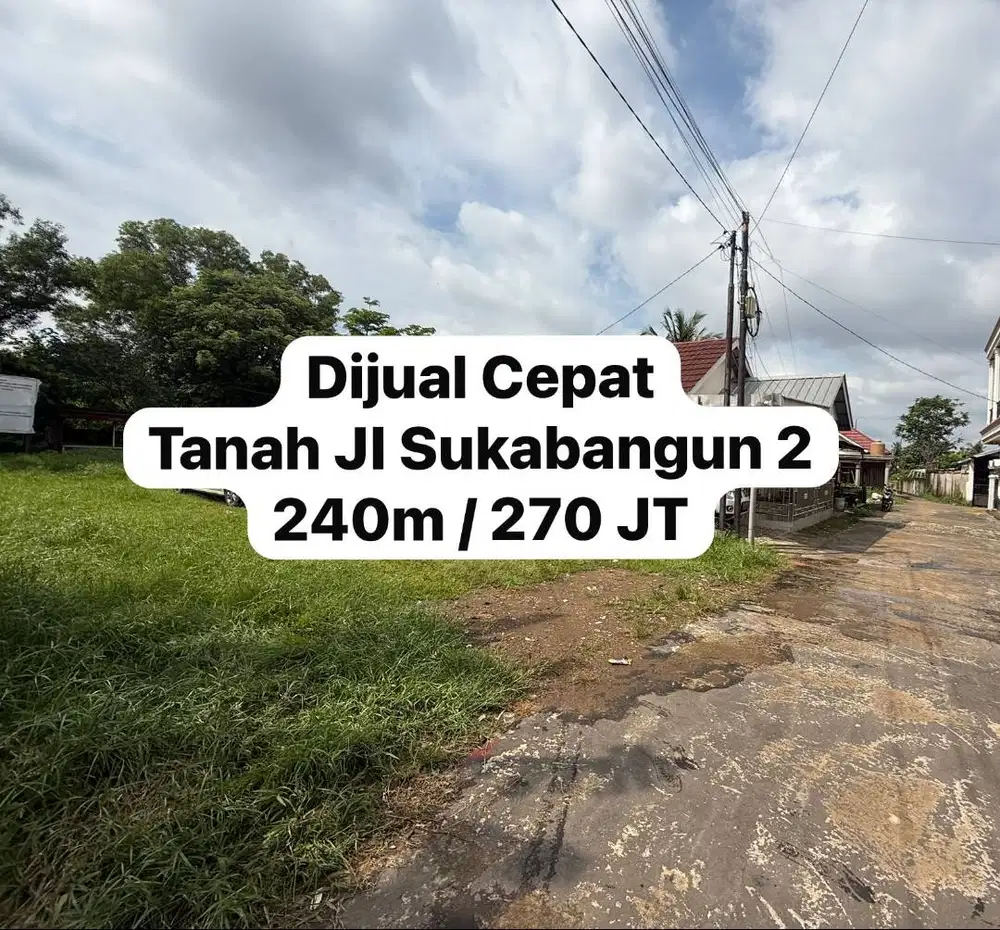 Tanah murah Area Sukajaya Palembang