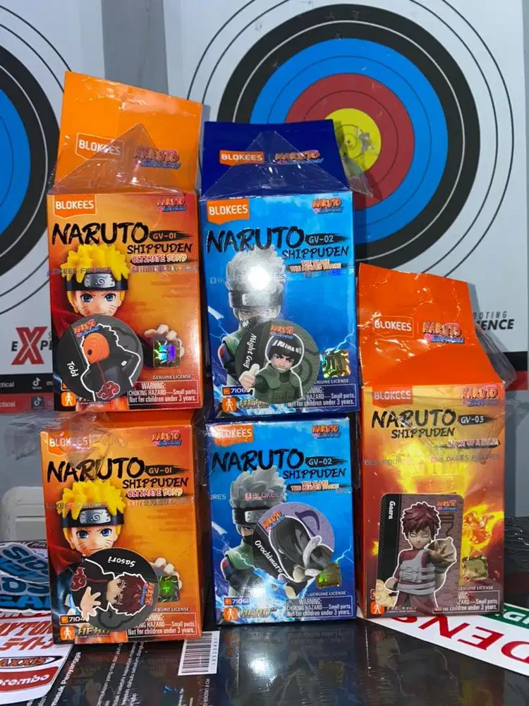 Blokees Naruto belum di rakit