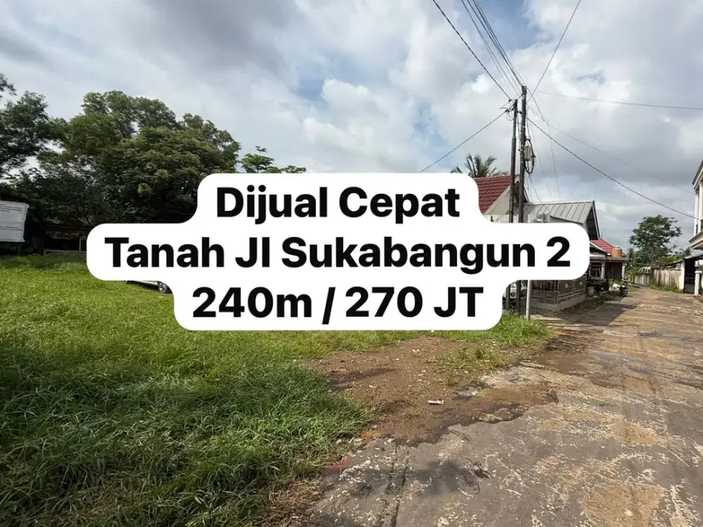 Tanah murah Area Sukajaya Palembang