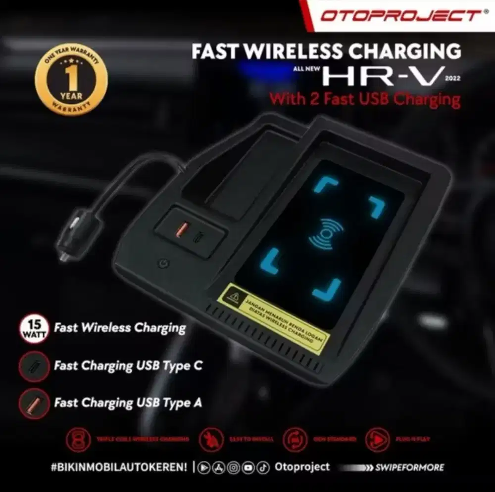 Jual wirless charger honda hrv