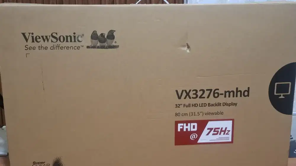 Dijual Monitor Viewsonic 32inch layar 2k new tidak jd pake