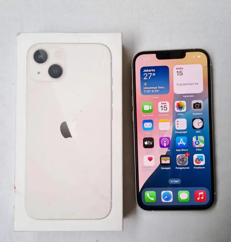 IPHONE 13 128GB resmi iBox putih