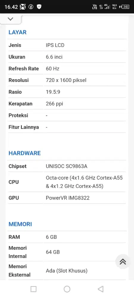 Hp Advan G9pro 6/64GB