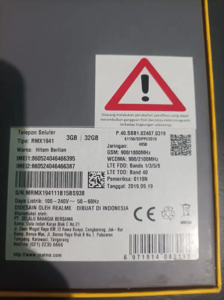 Realme c2 1tg dari baru belum pernah ganti lcd