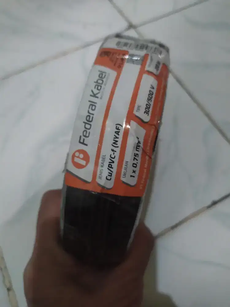 Kabel listrik federal 1 X 0,75