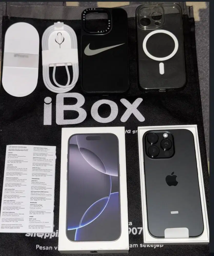 iPhone 16 Pro Max 256 GB iBox BH 100% Fulllset NETT
