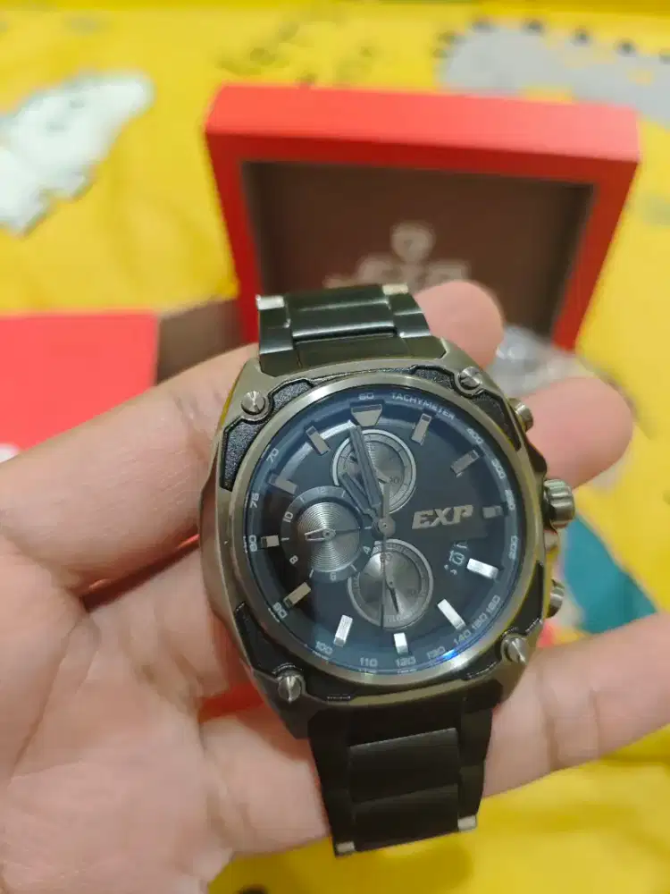 Jam Expedition mulus jarang pakai fullset ori