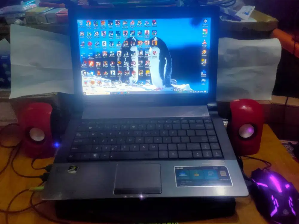 LAPTOP FULL GAME ASUS N43S i5-2430 VGA 2GB RAM 8GB HDD 500GB