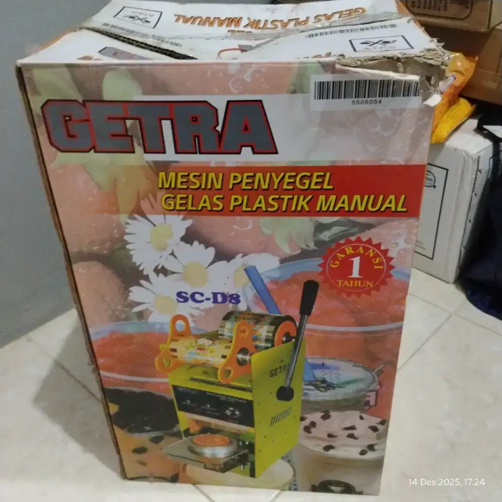Mesin penyegel gelas plastik manual Pres Cup Untuk Es, Jus, dll