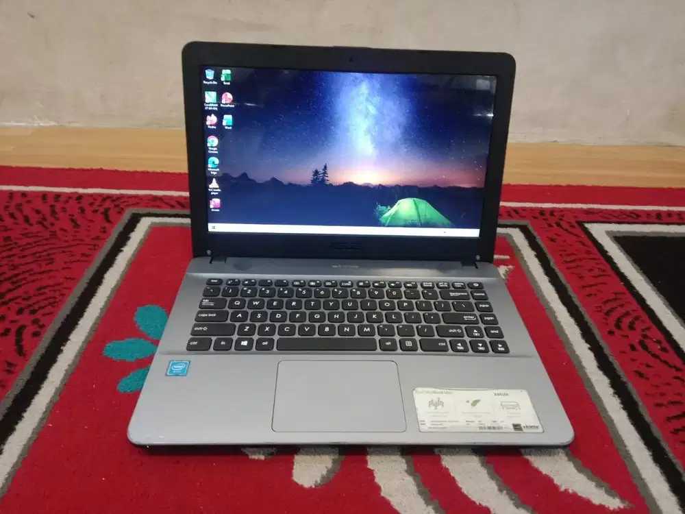 Laptop Asus X441 Dualcore Ram 4 SSD murah 1jutaan