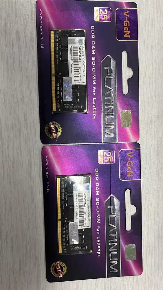 RAM VGEN DDR4 8GB PLATINUM NEW MURAH