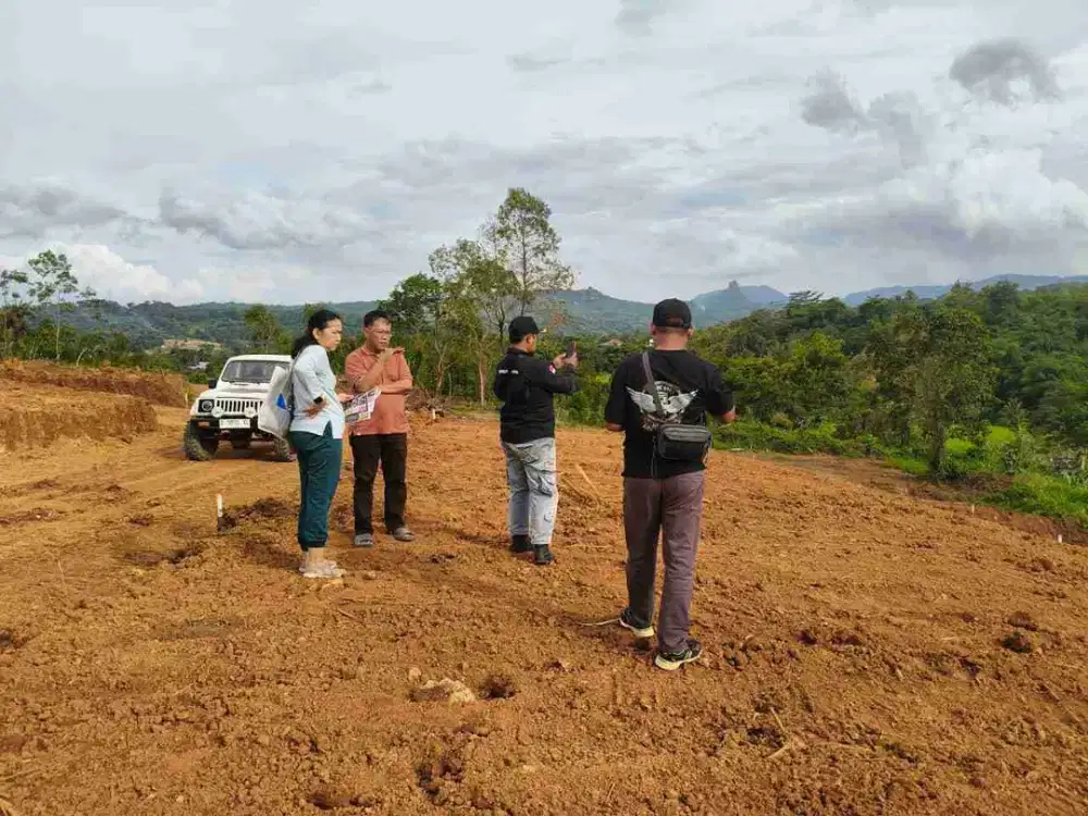 jual Kavling villa View Gunung Hanjawong jalur puncak 2 Bogor