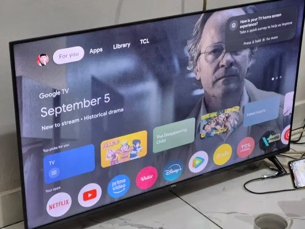 Tv Android TCL 40 like new