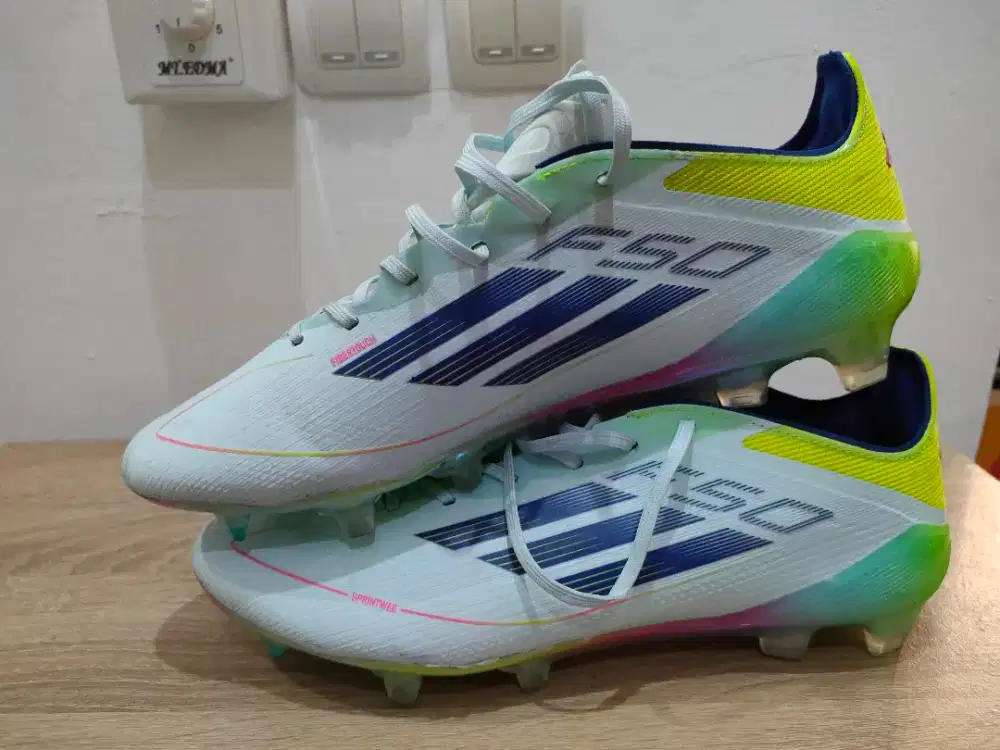 Adidas F50 FG Almost Blue Like New Sz 43
