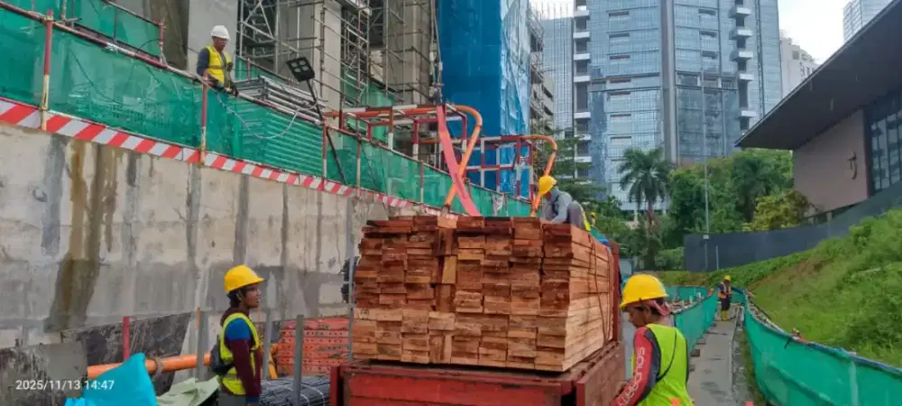 Jual bambu steger dan kaso bekisting