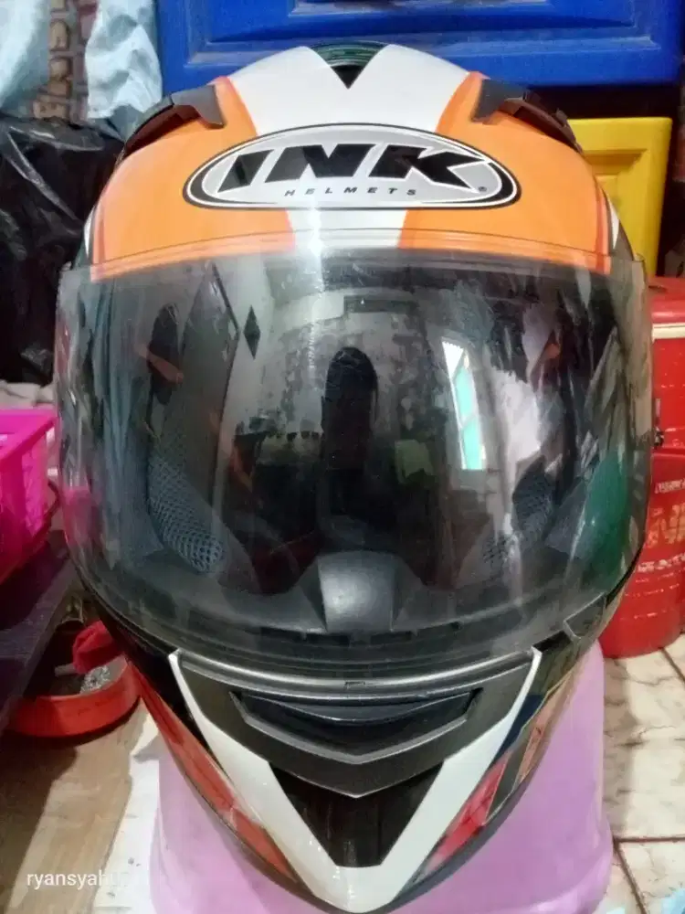 Helm pulfaes ink duke dauble visor ukuran M