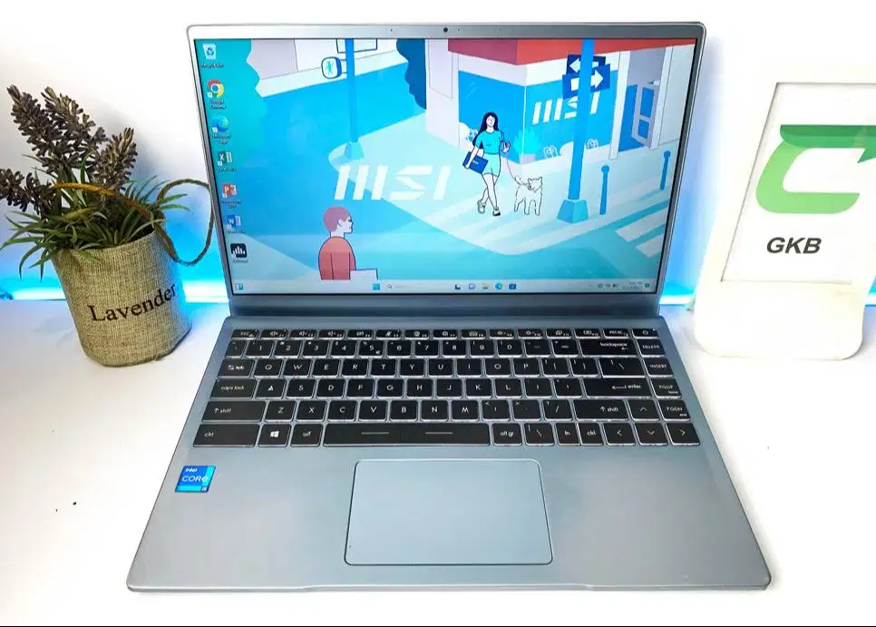 Laptop MSI Moderen Core i5 1135G7 Gen 11 Ram 8gb Ssd 512gb bodi full m