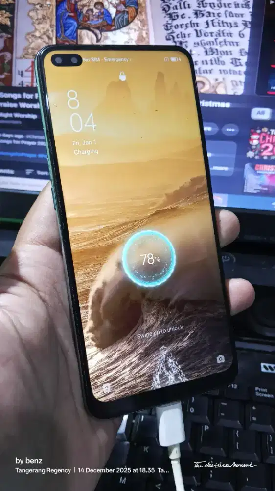 Oppo Reno 4F ORI 8/128 Mantaab Joss