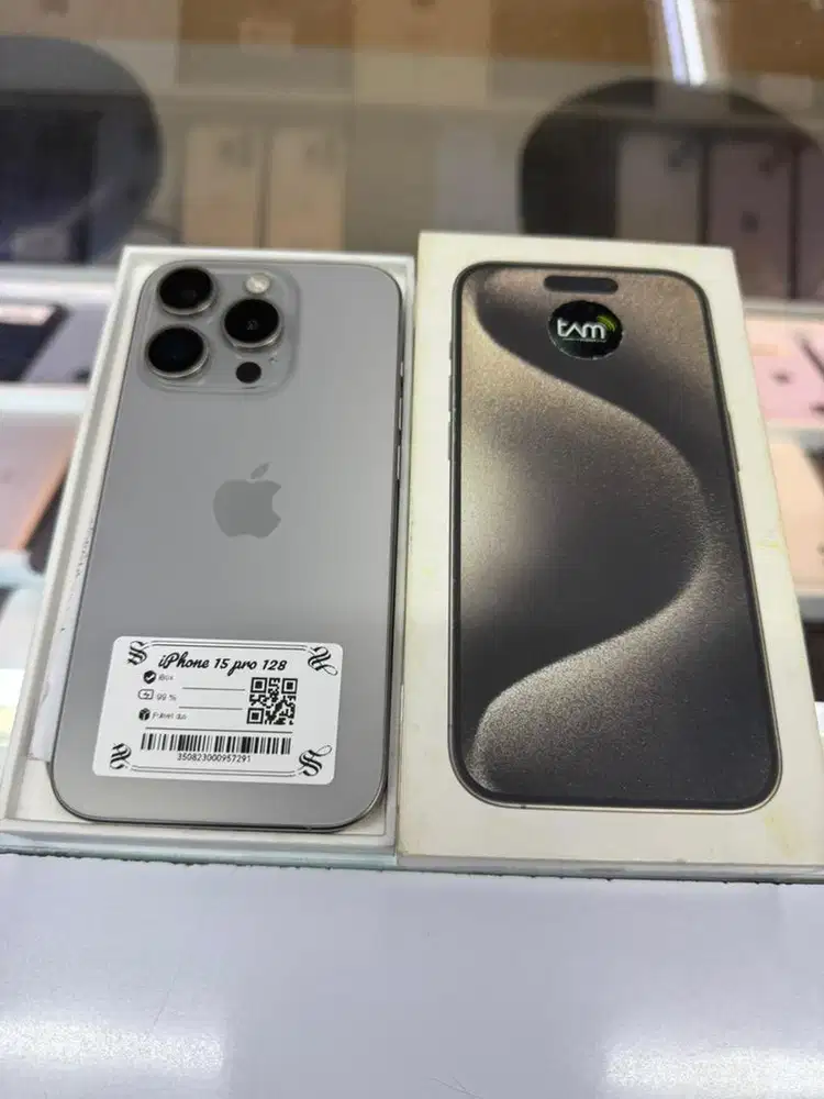 Iphone 15 pro 128gb titanium iBox fulset