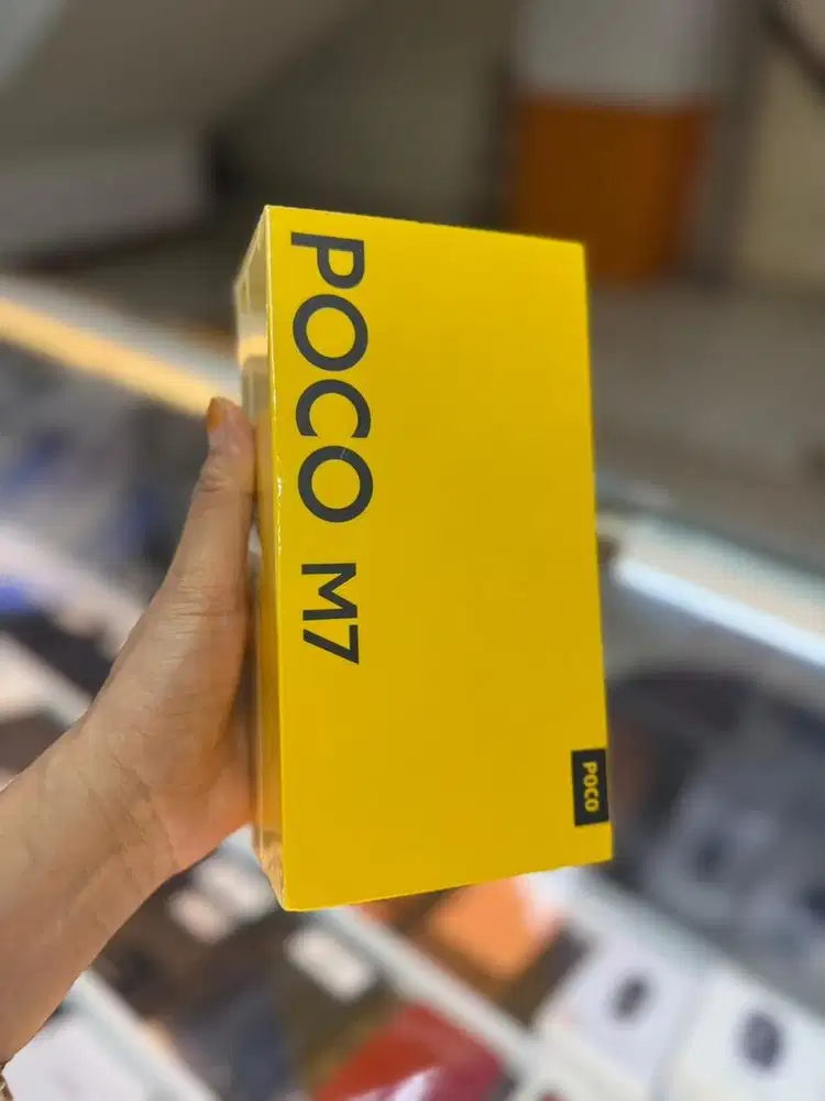 Poco M7 8/256 Black new segel