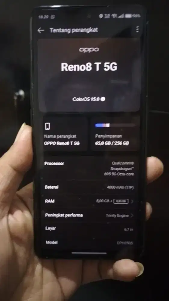 Oppo Reno 8t 5g 8+8/256