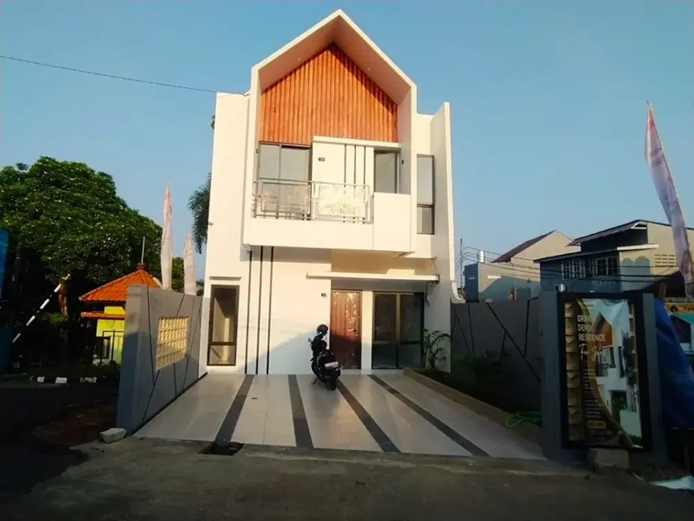 RUMAH BARU 2LT DALAM CLUSTER DI TANAH BARU DEPOK DEKAT TOL KUKUSAN