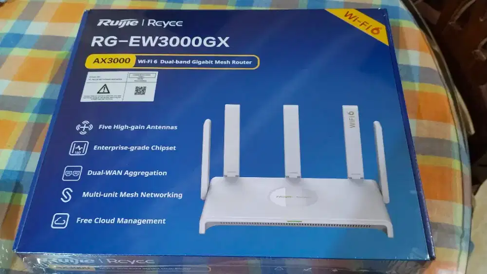 Wifi Access Point Ruijie RG-EW3000GX
AX3000 Wifi6