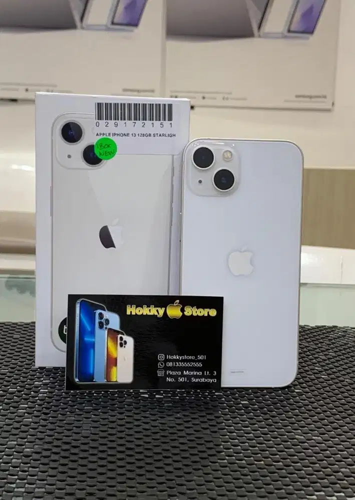 Iphone 13/128gb starlight garansi ibox juni 2026 bh 98%
