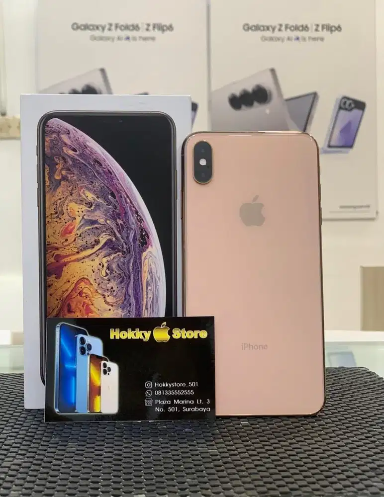 Iphone Xsmax/256gb Gold ex inter dual sim on bh 84%