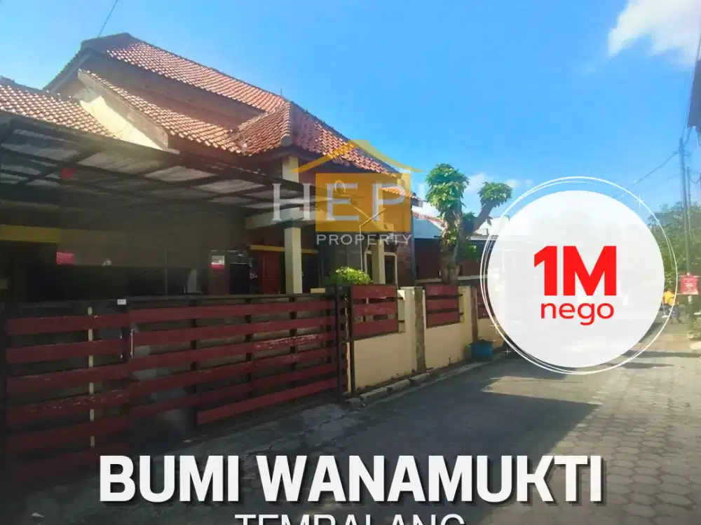 Dijual Rumah Bebas Banjir Bumi Wanamukti Tembalang Semarang