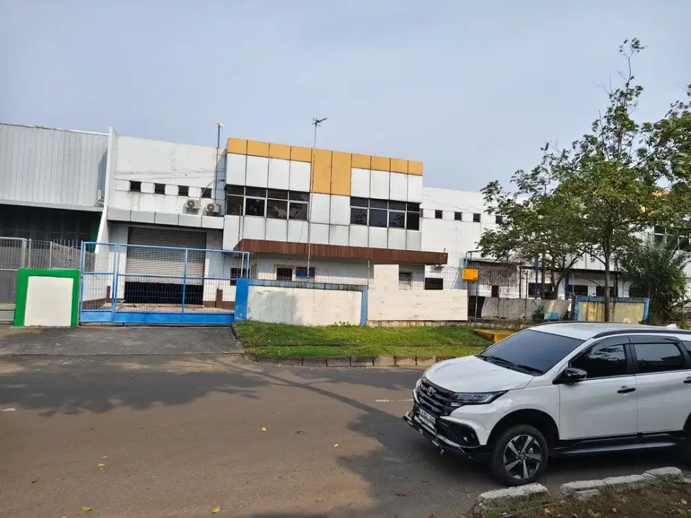 Pabrik Jababeka Cikarang: LT 2760 m2, LB 2000 m2, Jual Cepat Murah