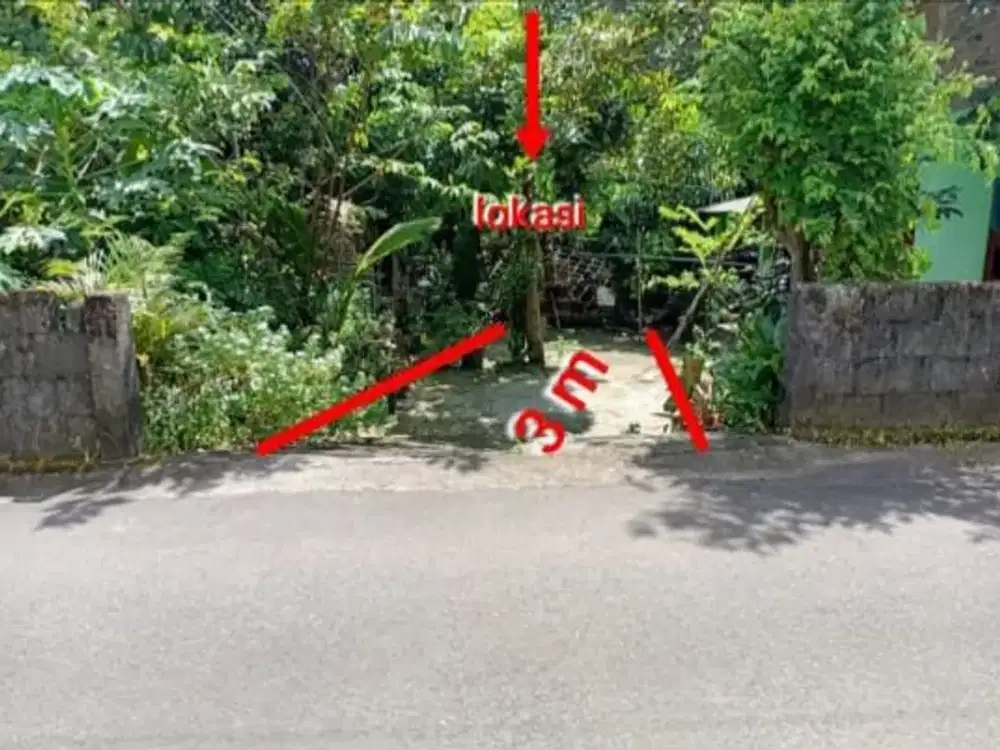 Di jual shm pekarangan lokasi Tumut, Godean, Sleman