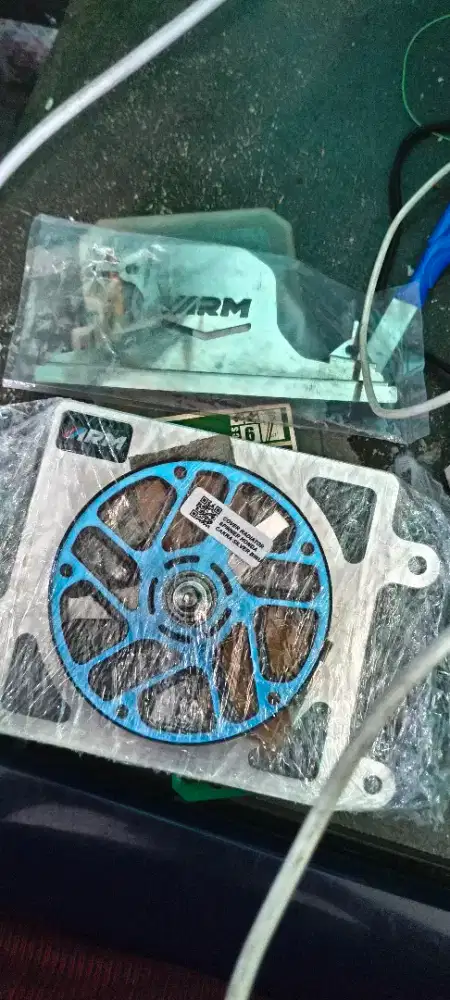 paketan cover radiator  spiner 3D ARM type cakra dan leheran radiator