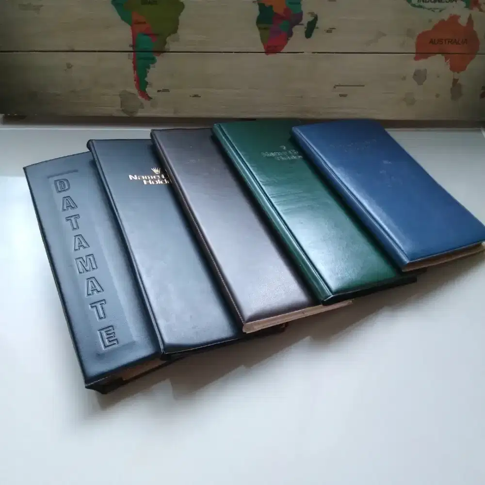 Album kartu nama Name card holder 5 pcs, pre-owned