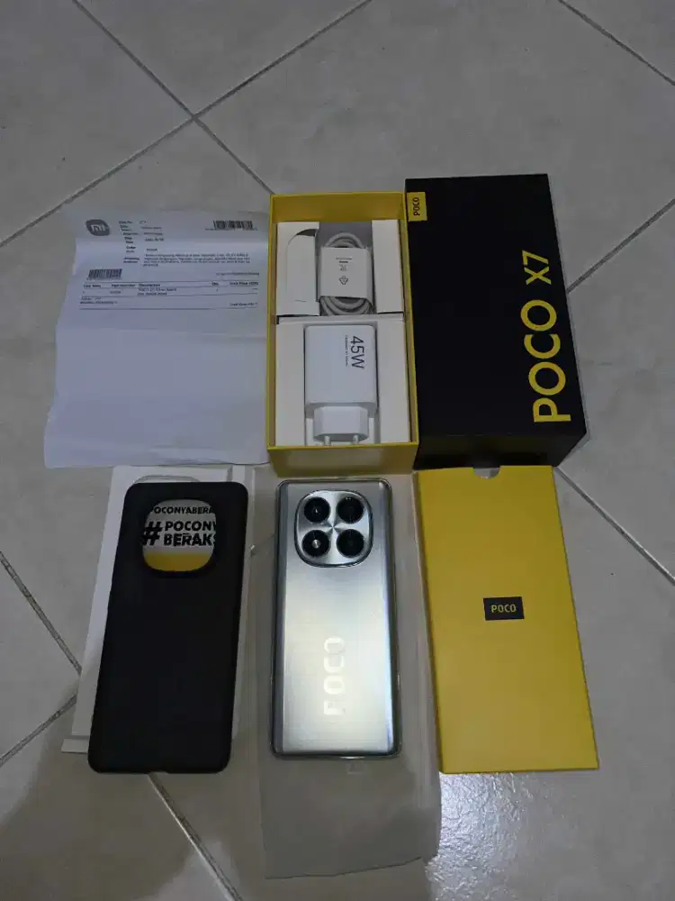 poco x7 5g 8/256gb mulus garansi panjang