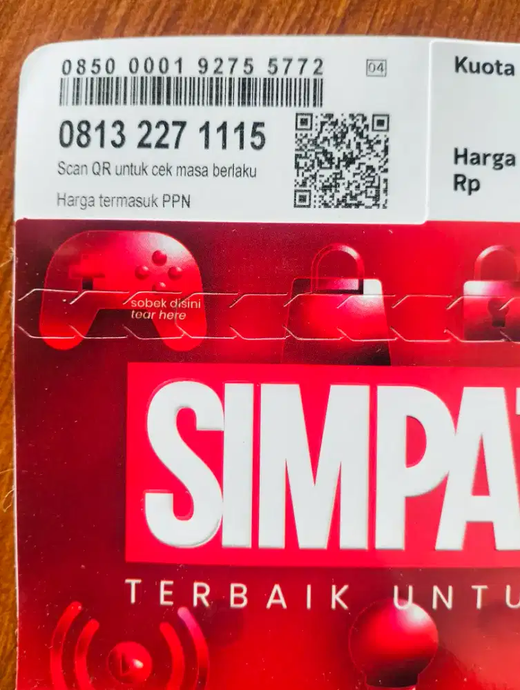 Nomor cantik simpati Telkomsel