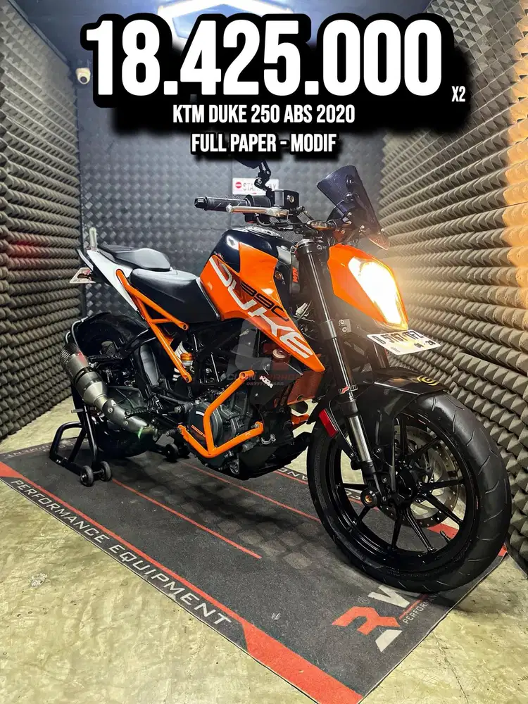 KTM DUKE 250 ABS 2020 LOW KM MODIF RAWATAN SUPERB UNIT BRO