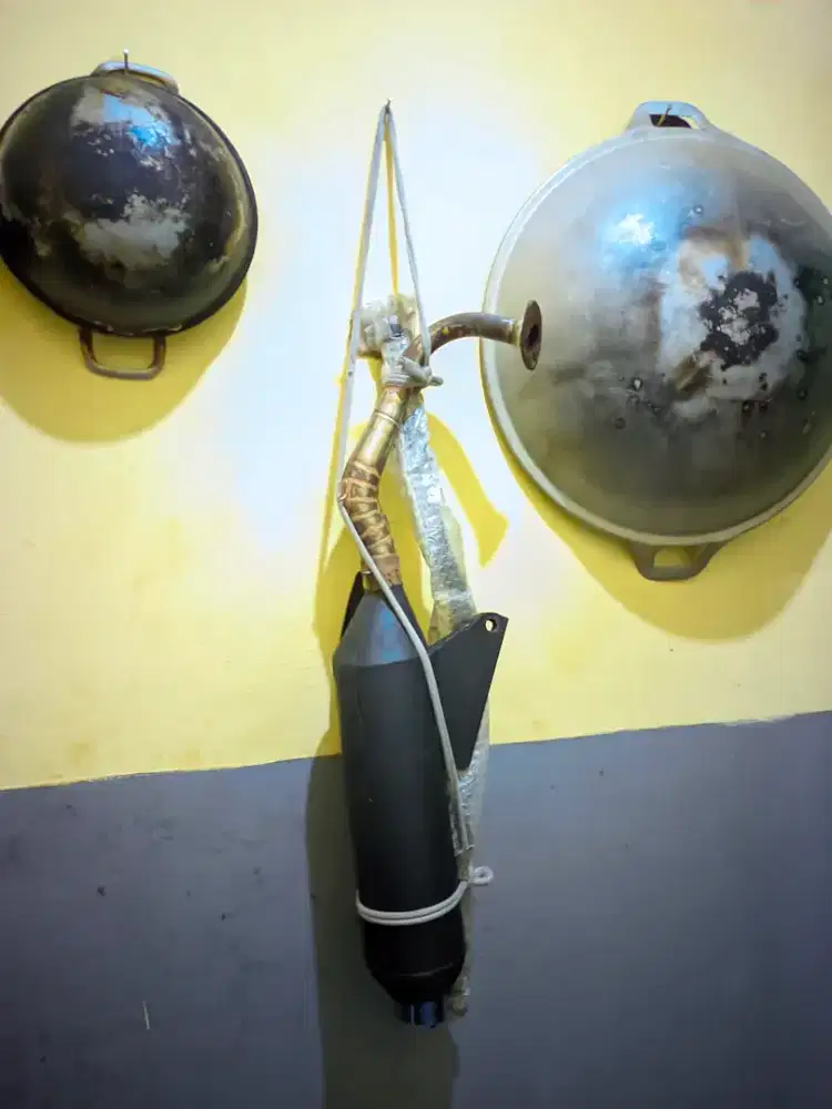 Knalpot & stang ori xride 115