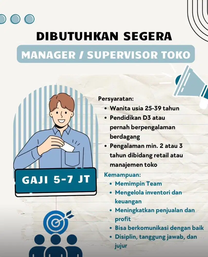 Lowongan kerja di Grosir Kosmetik