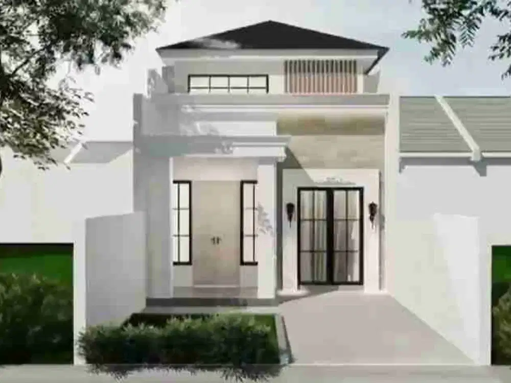 Progress Baru Gress Rumah Klasik Modern Hanya 100 Meter Dari Jalan Raya Mastrip Surabaya