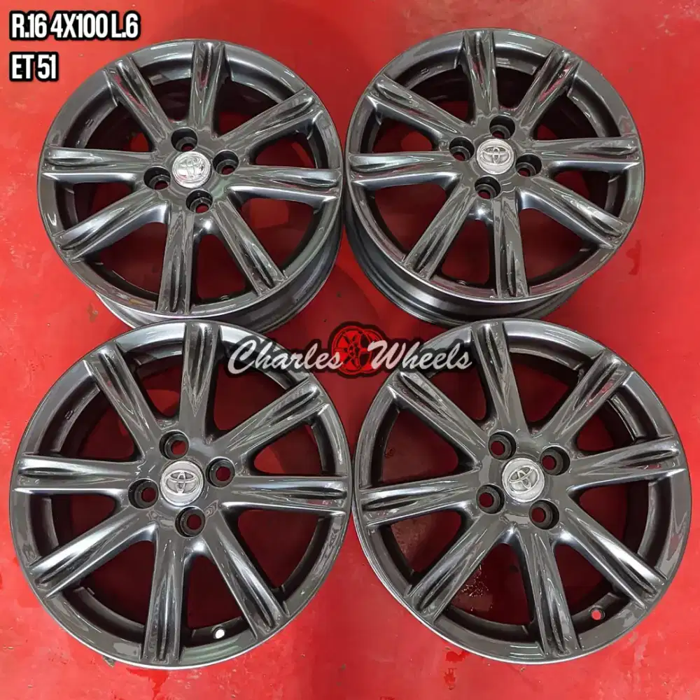 VELG COPOTAN YARIS R16 MURAH PLUS BAN