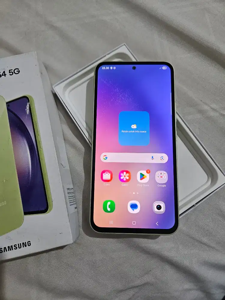 Samsung galaxy A54 5G 8/128gb fullset resmi sein