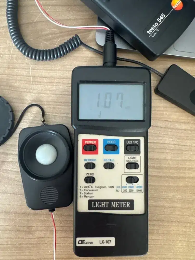 Lutron LX-107 Light Meter
Ukur Cahaya Monitor LUX UV
