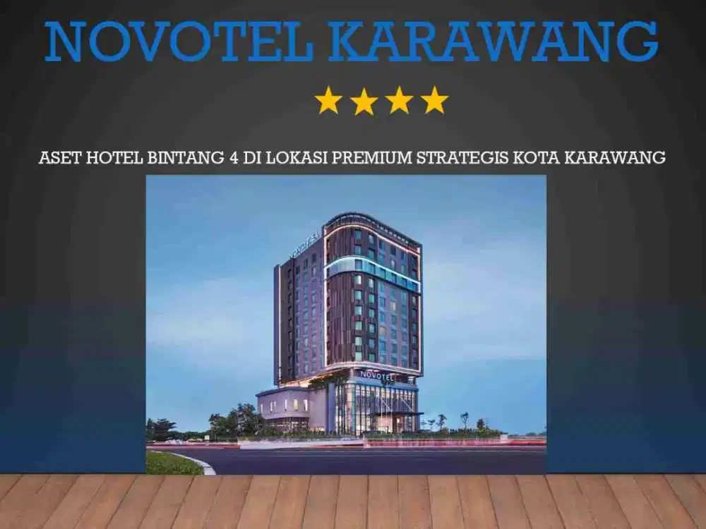 Hotel Bintang 4 dijual di Karawang Jawa Barat